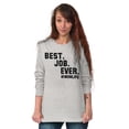 thumbnail image 5 of Mom Life Best Job Ever Mothers Day Women's Long Sleeve T Shirt Brisco Brands L, 5 of 6