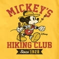 thumbnail image 3 of Disney - Mickey & Friends - Mickey's Hiking Club - Since 1928 - Men's Short Sleeve Graphic T-Shirt, 3 of 5