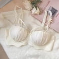 thumbnail image 1 of Sujetador Pure Desire para mujer, ropa interior sexy sin aros de acero y con escote pequeño fruncido, antiflacidez, para niñas, 1 of 6