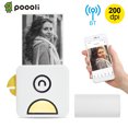 thumbnail image 2 of Poooli L1 Impresora fotográfica térmica de bolsillo 200dpi Portátil BT Inalámbrico yeacher Impresora, 2 of 8