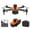 Orange, variant on 4K FPV Camera Drone - Foldable WiFi Quadcopter with Brushless Motor, Hand Gesture Control, Obstacle Avoidance, APP Route Drawing, Altitude Hold & 15 Mins Flight Time