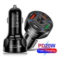 thumbnail image 4 of Adaptador de coche 4 en 1 Wmkox8yii 20WPD QC3.0 38W, 4 of 7