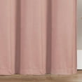 thumbnail image 5 of VCNY Home Neil Blush Solid Grommet Blackout Curtain Panel, 52" x 84", 5 of 5