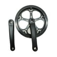 thumbnail image 3 of Juego de bielas para bicicleta, plato único, juego de bielas para bicicleta ligero, cono cuadrado, para bicicleta plegable, bicicleta de carretera Negro, 3 of 8
