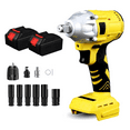 thumbnail image 5 of 18V Cordless Brushless Electric Wrench Impact Wrench Socket Wrench 520N.m Hand Drill DIY Tool for Makita 18V Battery, 5 of 6