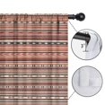 thumbnail image 4 of Blackout Kids Curtains,Boho Red Striped Ethnic Pattern Childrens Insulated Curtains Set Of 2,Bedroom Essentials,Toddler Room Decor 42x63in(106x160cm), 4 of 5