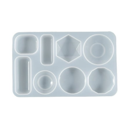 

HeroNeo Geometric Round Earrings Silicone Mold Crystal Epoxy Decorative Pendants Mold