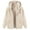Beige, variant on Autumn/winter Lamb Coat Plus Thick Hooded Cardigan Plus Size Coat