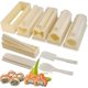 thumbnail image 1 of Upgraded Sushi Making Kit Deluxe Edition with Complete Sushi Set 10Pieces Plastic Sushi Maker Tool Complete with 12 Sushi Rice Roll Mold Shapes Fork, 1 of 5