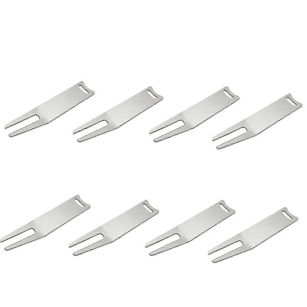 Golf Divot Tool Metal Repair Set for Golf Courses - 8-Piece Marking and Repair Tool Kit for Greens