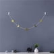 thumbnail image 5 of Luna Estrella Colgante De Pared Luna Decoración Dorada Decoración Del Hogar Luna Estrella Arte Adornos Para Dormitorio 5 Piezas Sweethay HA027713-02, 5 of 6