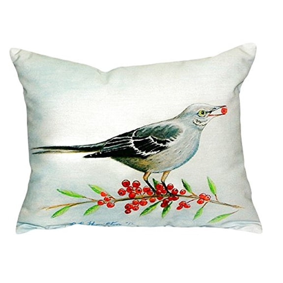 Mockingbird & Berries No Cord Pillow 16x20