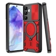 thumbnail image 5 of Innens for Samsung Galaxy A15/A25/A55 5G 6.5inch Car Magnetic Stand Case Rugged Cover with Screen Protector, Red, 5 of 15