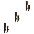 thumbnail image 3 of relayinert Lot de 2/lot Chaussettes Stablement Fixées Sans Fil en Vrac Confortables à Porter Polyester Polyester Rendu Respirant Café 3Ensemble, 3 of 6