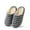 Grey, variant on Womens Mens Striped Slippers Japanese Style Soft Comfort House Slipper Non-slip Indoor/Outdoor