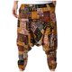 thumbnail image 1 of Pantalones hippies Honeeladyy para hombre, holgados, estilo bohemio, de lino, con cordón, para yoga, largos, cargo, 1 of 7