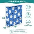 thumbnail image 5 of Blue Background with Ghost Pattern 3 Ring Hardcover Binders 1.5in Round Rings for Letter-Size Folder Paper Organizer Pockets for Office Student Recipe, 5 of 9