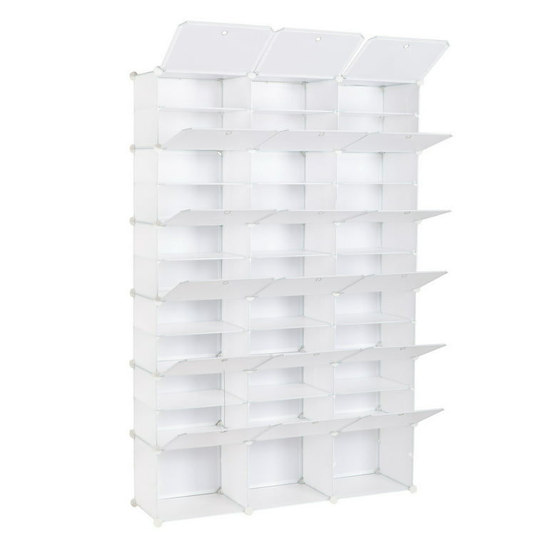 Portable Shoe Rack Organizer 66-72 Pair Tower Shelf Storage Cabinet -  12-tiers - Bed Bath & Beyond - 35474849