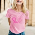 thumbnail image 2 of WCJM T Shirts Short Sleeve V Neck Tees for Women Fashion Tops Trendy Lightweight Casual Summer Outfits Clothes 2026 Beach Cold Shoulder Tops for Women Short Sleeve T Shirts Twist Knotted Solid, 2 of 5