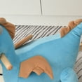 thumbnail image 5 of LHYY Plush Ride-On Rocking Horse Toy Dinosaur Ride Rocking Chair with Realistic Sounds for18-36 Months,Blue, 5 of 5