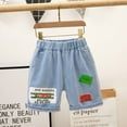 thumbnail image 2 of Little Girls' Shorts Jean Shorts for Teen Girls Embroidered Girls Summer Shorts Girls Jeans Size 6-7 Years, 2 of 4