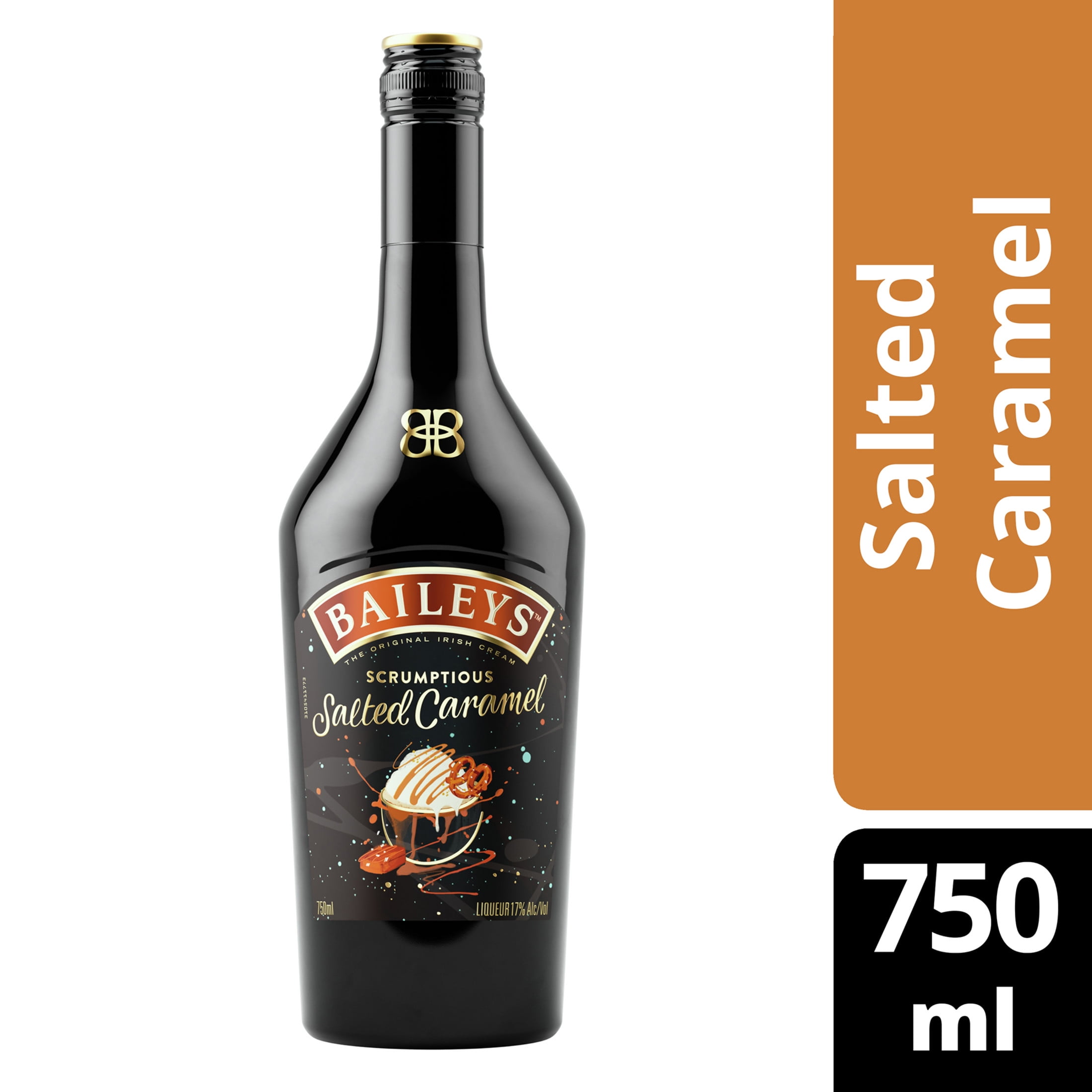 Baileys Salted Caramel Irish Cream Liqueur, 750 ml Bottle, 17% ABV