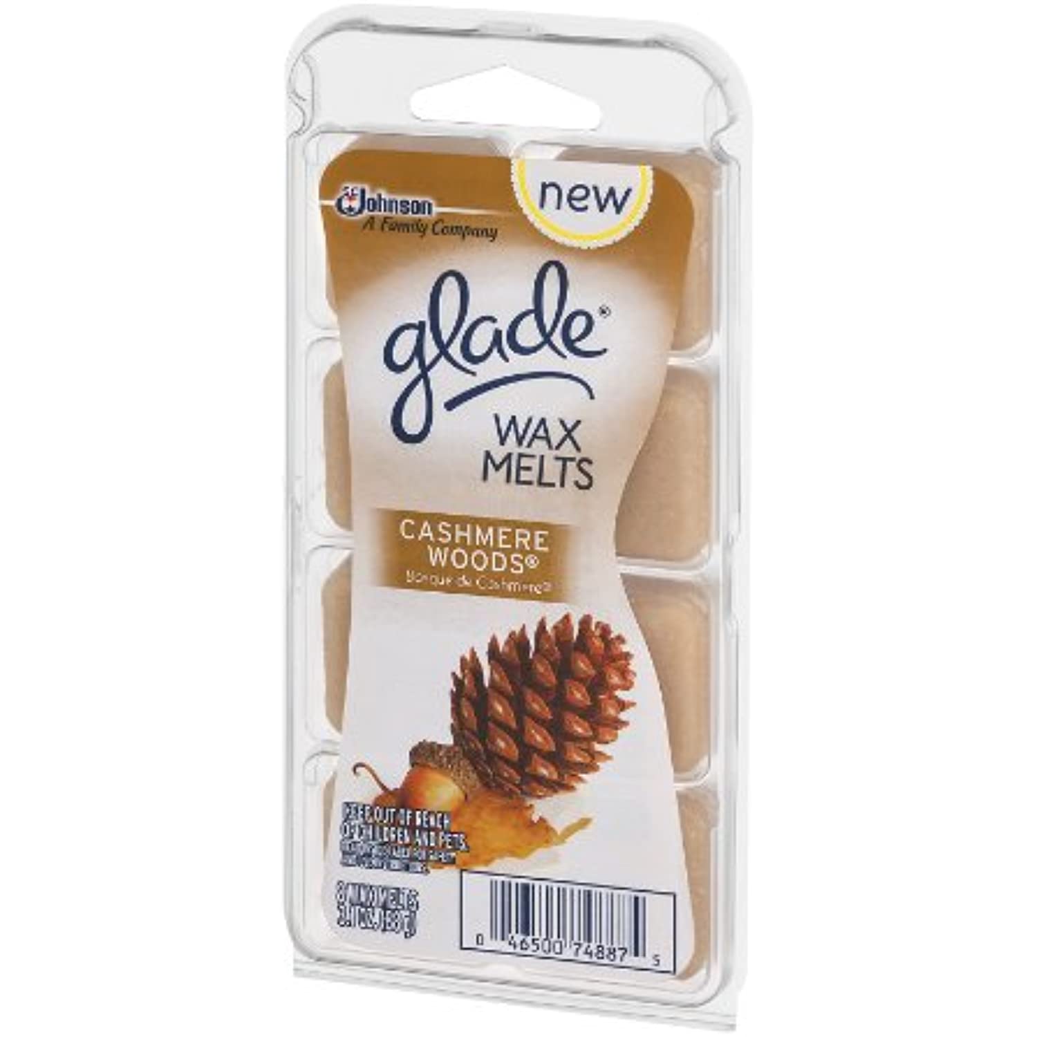 Glade Wax Melts Cashmere Woods, 8 Ct.