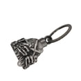 thumbnail image 2 of Motorcycle Biker Bell W/ Motorcycle Bell Hanger, Motorcycle Accessories or Key Chain for Luck, Silver, 2 of 5