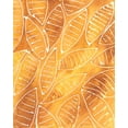 thumbnail image 2 of Moore, Regina 26x32 White Modern Wood Framed Museum Art Print Titled - Stylized Leaf Shapes I, 2 of 4