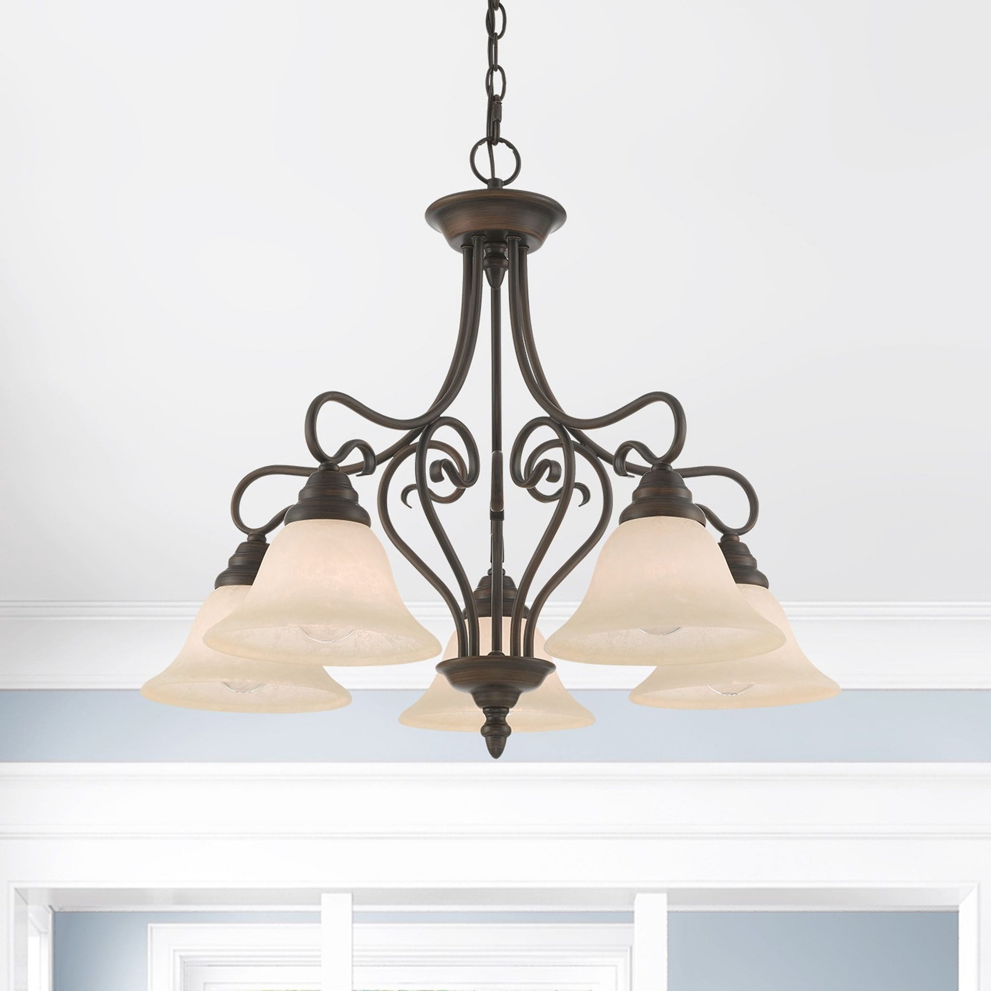 Livex Lighting Coronado Chandelier in Imperial Bronze