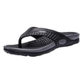 thumbnail image 7 of Flip Flops for Men Women Summer Breathable Beach Shoes with Arch Support LIghtweight Orthotic Thong Classic Walking Sandals Black Size 10.5, 7 of 7
