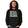 thumbnail image 3 of Worlds Okayest Grandpa Funny Hoodie Hooded Sweatshirt Men Brisco Brands S, 3 of 5