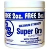Bronner Brothers Super Gro Scalp Care Daily Conditioner with Coconut oil & Vitamin E, 6 oz