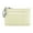 Beige, variant on Men Women Genuine Leather Card Coin Key Holder Zip Wallet Pouch Bag Purse