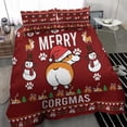 thumbnail image 4 of Funny Corgi Dog Bedding Set Merry CORGMAS Christmas DT03, 4 of 7