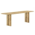 thumbnail image 2 of Modway Amistad 58" Wood Bench in Oak, 2 of 10