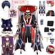 thumbnail image 2 of Genshin Impact Scaramouche-Disfraz de Cosplay, traje de uniforme para Halloween, fiesta de carnaval, ropa Kunikuzushi, 2 of 4