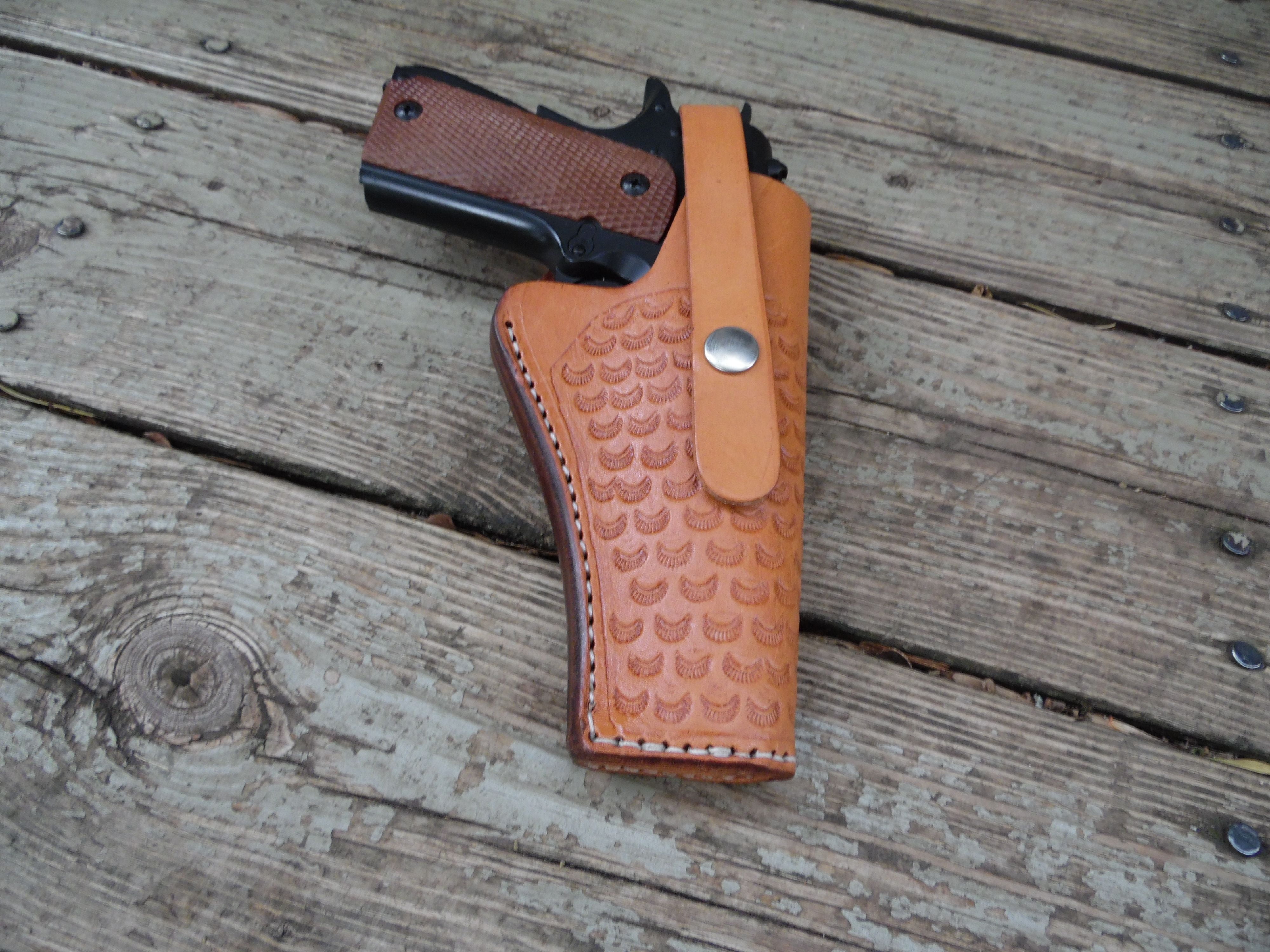 Bull Creek Leather Western Gun Holster 59 Natural Bull Creek Leather Western Gun Holster 59 Natural