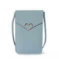 thumbnail image 1 of Women Touchscreen Phone Bags, Mini Leather Mobile Phone Crossbody Bags Shoulder Handbag Wallet With Credit Card Slots, 1 of 1