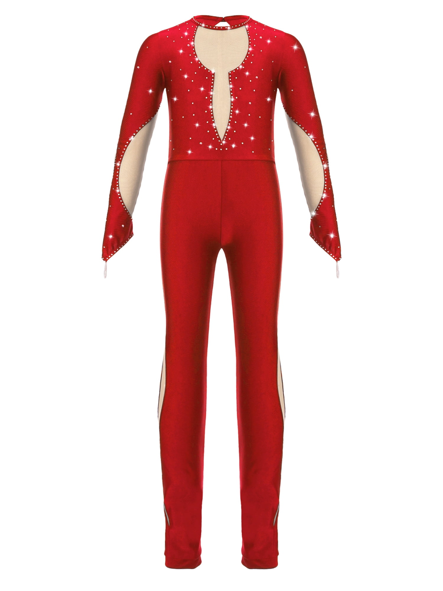 2 Pièces Body Combinaison Gymnastique Fille - Justaucorps Manches Longues + Short, Pour Danse, Ballet