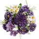 thumbnail image 2 of Ramo de peonías de seda artificial flores falsas ramo de novia y decoración para el hogar, 2 of 6