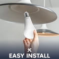 thumbnail image 4 of LUXRITE A23 LED Light Bulb, 33W, E26 Base, 4000LM, Dimmable, 5000K Bright White, 240, CRI 80 120V, Damp Rated UL Listed, 4 of 7