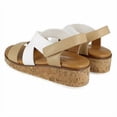 thumbnail image 2 of Kensie Women's Palermo Wedge Strappy Sandals, Tan/Natural/White 10, 2 of 4