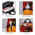 thumbnail image 4 of Naloa Halloween Pumpkin Print Lightweight DayBackpack Suitable for school, work, shopping, travel, etc., 4 of 5