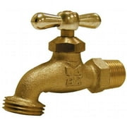 Mueller B and K Industries 103-003 1/2-Inch MIP Inlet Brass Standard Threaded Hose Bibb