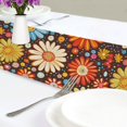 thumbnail image 4 of Yayeee Table Runner 70 inches Long Home Kitchen Dinning Party Decoration, Blooming Flowers, 4 of 7