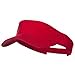 thumbnail image 3 of MG Pro Style Cotton Twill Washed Visor - Red, 3 of 4