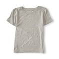 thumbnail image 1 of Aeropostale Camiseta básica sólida para mujer, gris, mediana, 1 of 2