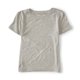 thumbnail image 1 of Aeropostale Camiseta básica sólida para mujer, gris, mediana, 1 of 2