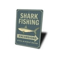 thumbnail image 4 of Shark Fishing Novelty Sign, Metal Wall Decor - 10x14 inches, 4 of 4